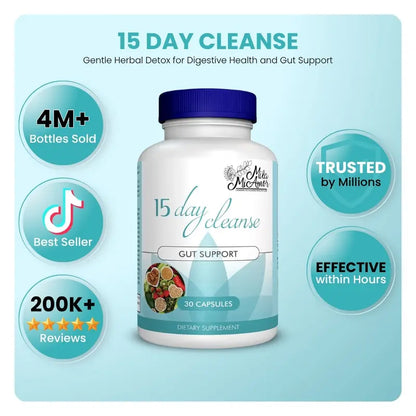 15 Day Cleanse - Gut and Colon Support
