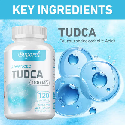 TUDCA Liver Support – 1100mg Bile Salt Capsules for Detox, Cleanse & Repair (60 Count)