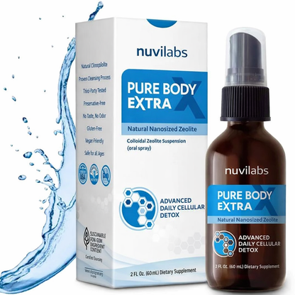 Nano Zeolite Detox Spray – Advanced Cellular Cleanse with Natural Clinoptilolite, 1 oz
